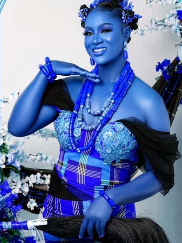 Young Abia woman in traditional attire featured in the Ada Abia presentation